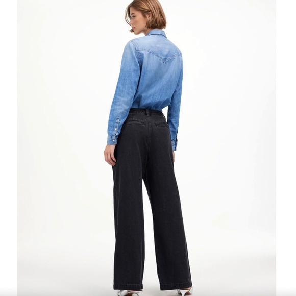 MADEWELL The Harlow Wide-Leg Jean: Airy Denim Edition - Picture 4 of 16